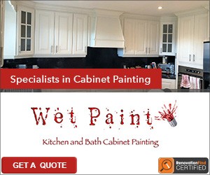WET PAINT Kitchen & Bath Cabinet Painting